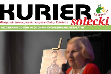 Kurier Sołecki gazeta Gminy Kobylnica – XI.2015r. wywiad „Moim marzeniem jest…”