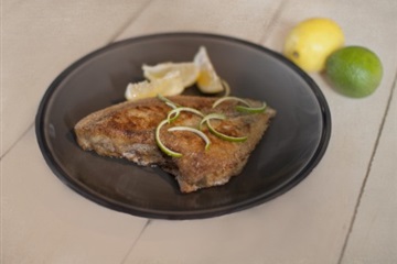 Turbot smażony saute